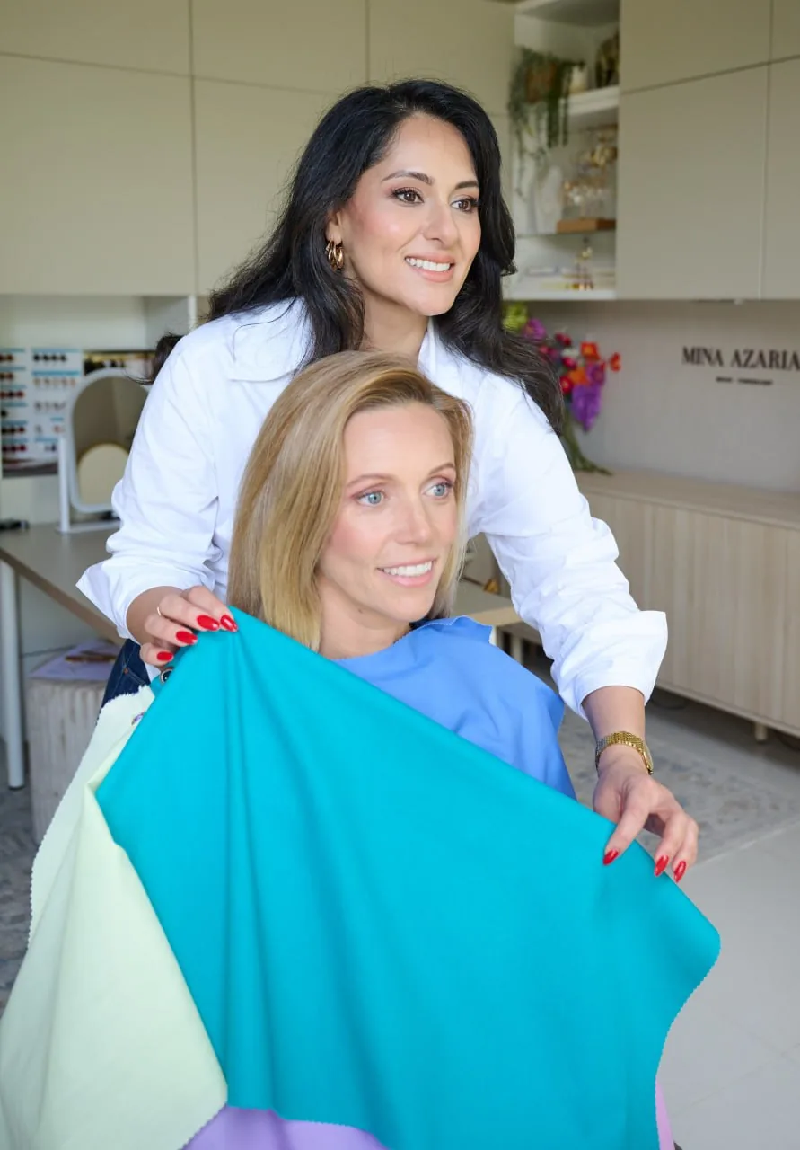 Personal colour analysis draping session in Perth