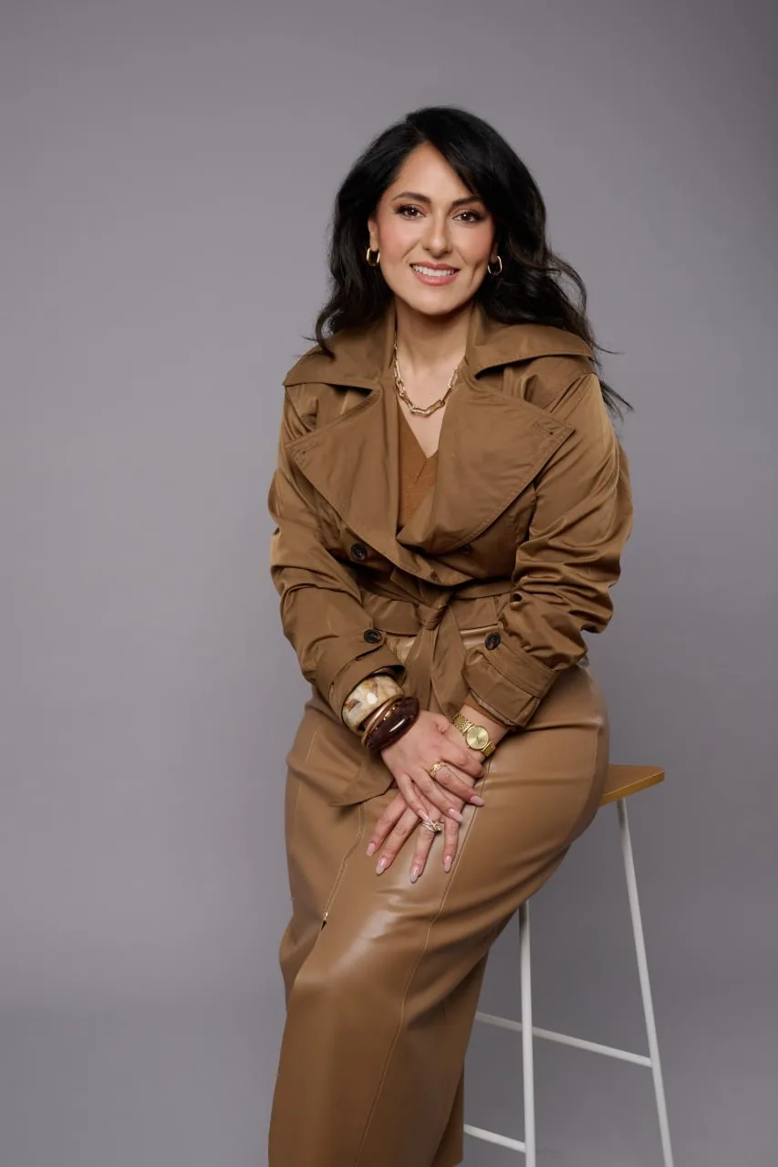 Mina Azarian, Perth image consultant, in tailored tailoring
